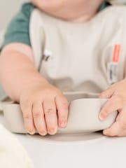 Done by Deer Natural Silicone Stick & Stay Bowl Sheepy Sand - Image 5 of 6