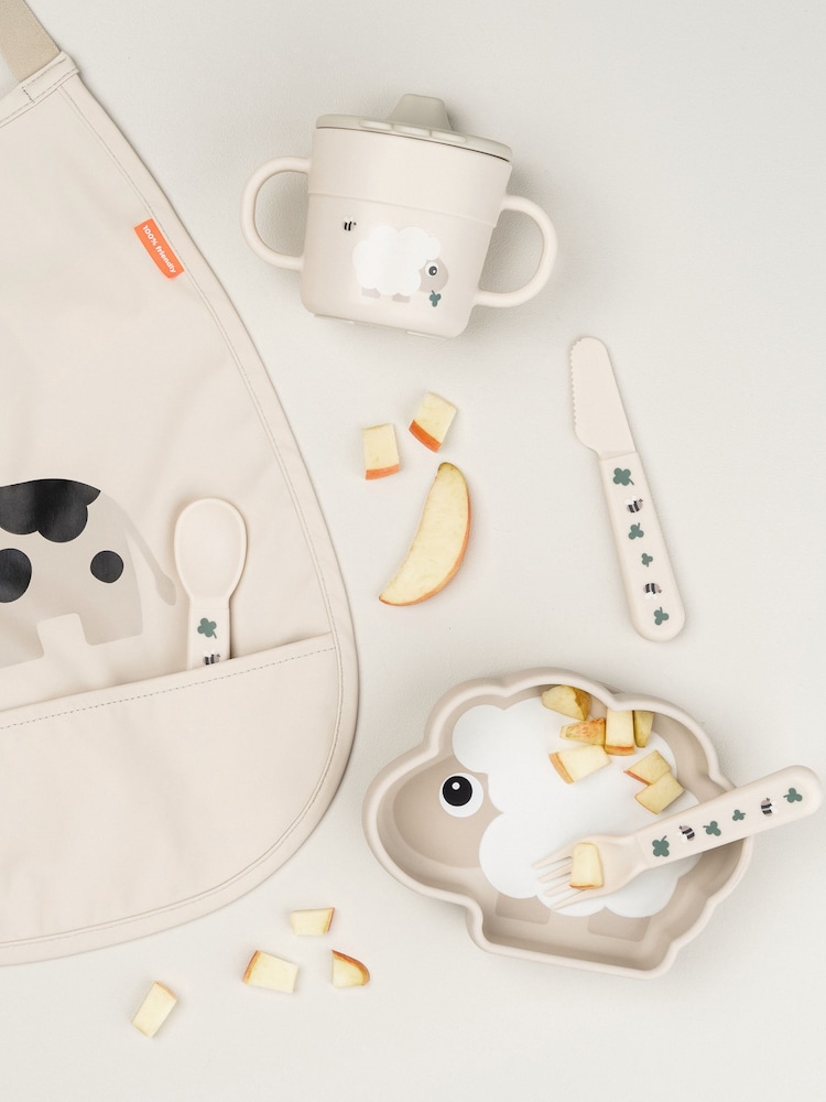 Done by Deer Natural Silicone Stick & Stay Bowl Sheepy Sand - Image 6 of 6