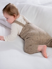 Mamas & Papas Knitted Bear Dungarees & Bodysuit Set - Bild 3 von 4