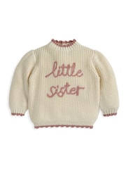 Mamas & Papas Pink Little Sister Jumper - Image 2 of 3