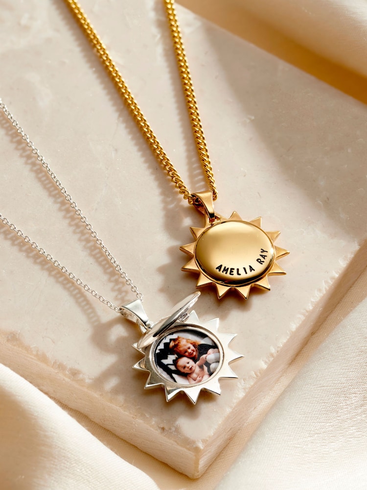 Posh Totty Designs Personalised Sun Locket - Image 2 of 3