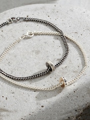 Posh Totty Designs Personalised Mini Spinning Disc Bracelet - Image 1 of 3