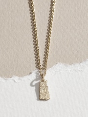 Posh Totty Designs Sterling Silver Personalised Pet Cat Dinky Charm Necklace - Image 3 of 5