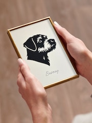 Personalised Pet Portrait Framed Artwork by Posh Totty Designs - Image 1 of 4