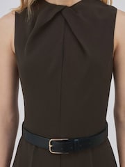 Mango Brown Belted Jumpsuit - Image 5 of 7