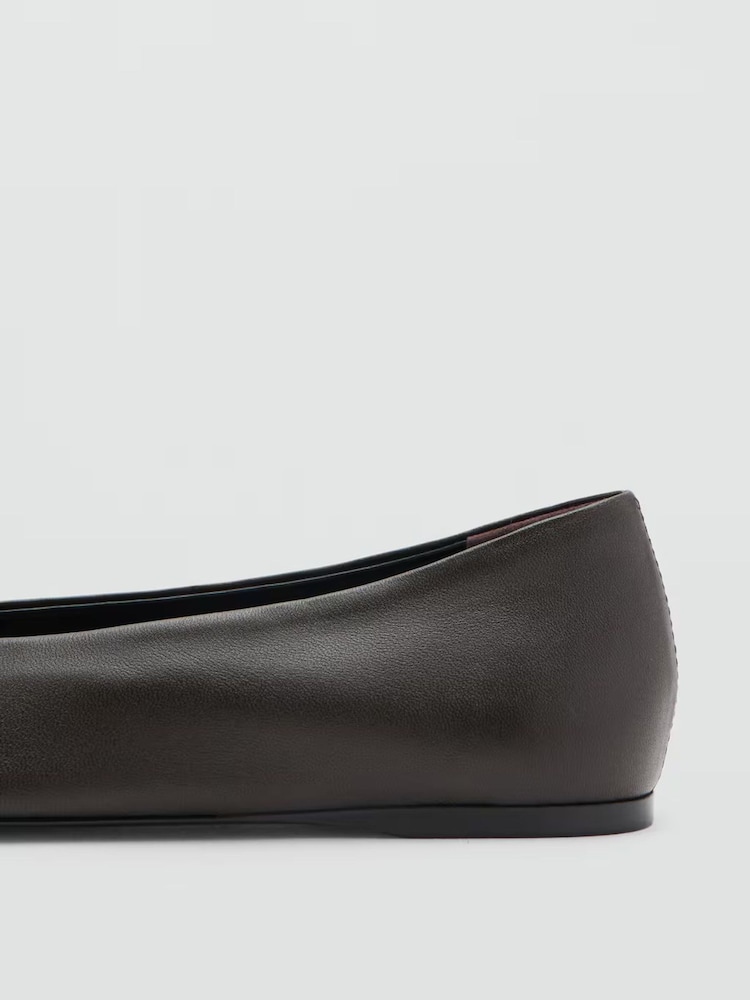 Mango Brown Point Toe Pumps - Image 3 of 3