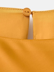 Mango Yellow Knot Waist Cape Maxi Dress - Image 6 of 6