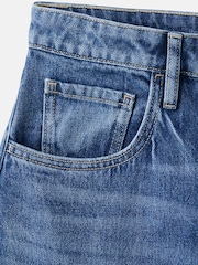 Mango Blue Barrel Leg Jeans - Image 7 of 7