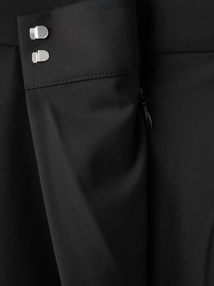 Mango Black Straight Leg Trousers - Image 7 of 7 Mango Black Straight Leg Trousers - Image 7 of 7