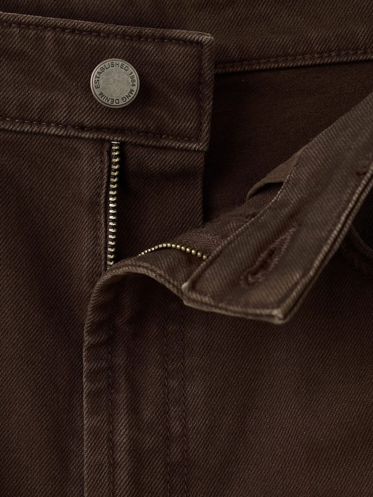 Mango Brown Wide Leg Jeans - Image 7 of 7