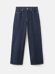 Mango Blue Straight Leg Jeans - Image 1 of 2
