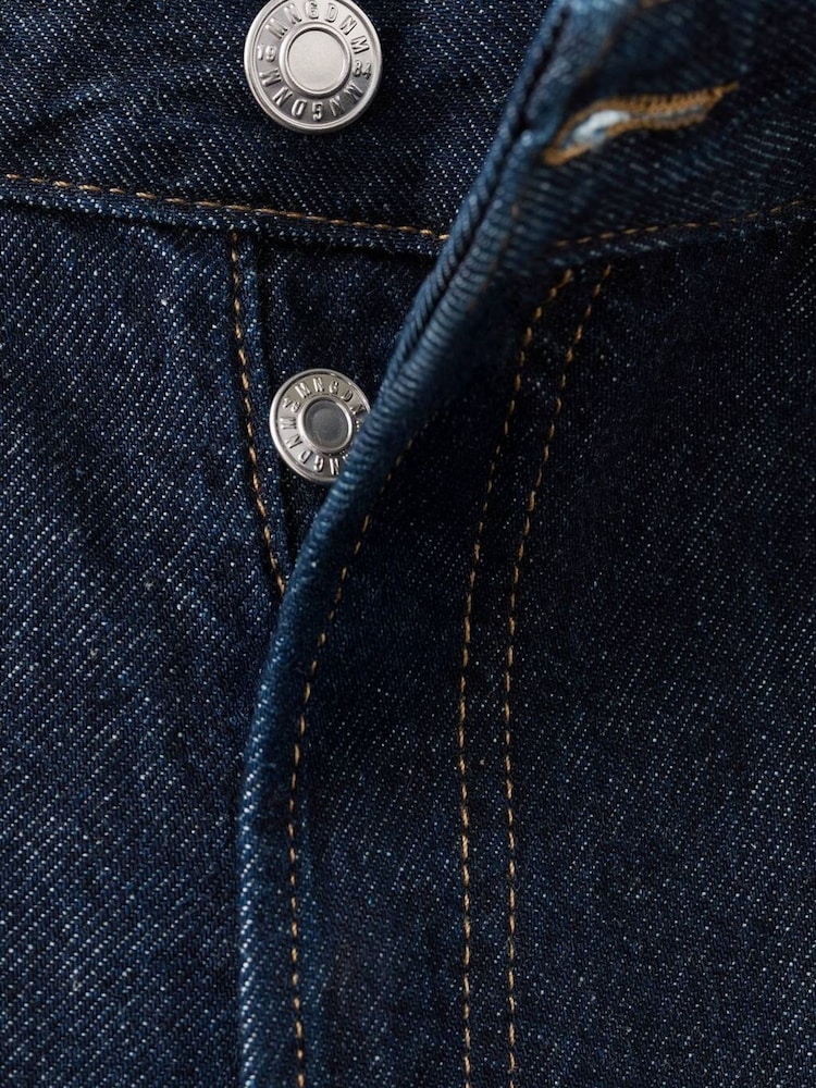 Mango Blue Straight Leg Jeans - Image 2 of 2