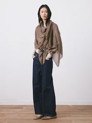 Mango Dark Blue Low Rise Baggy Jeans - Image 3 of 6