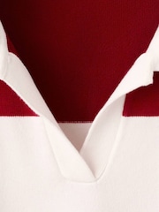 Mango Red Long Sleeve Stripe Jumper - Image 5 of 5