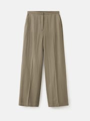Mango Nude Pleat Front Suit Trousers - Image 5 of 6