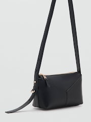 Mango Black Small Panel Shoulder Bag - Image 2 of 3