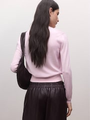 Mango Pink Long Sleeve Cardigan - Image 2 of 6