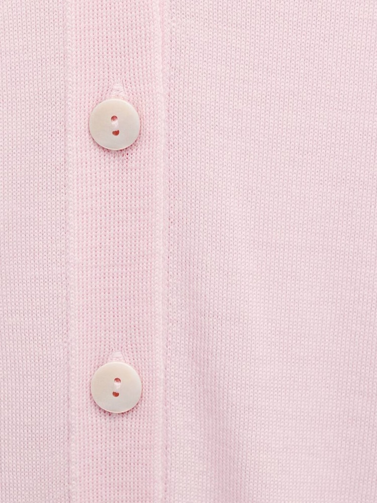 Mango Pink Long Sleeve Cardigan - Image 6 of 6