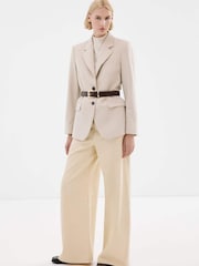 Mango Red Wide Leg Jeans - Image 1 of 7