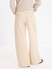 Mango Red Wide Leg Jeans - Image 3 of 7