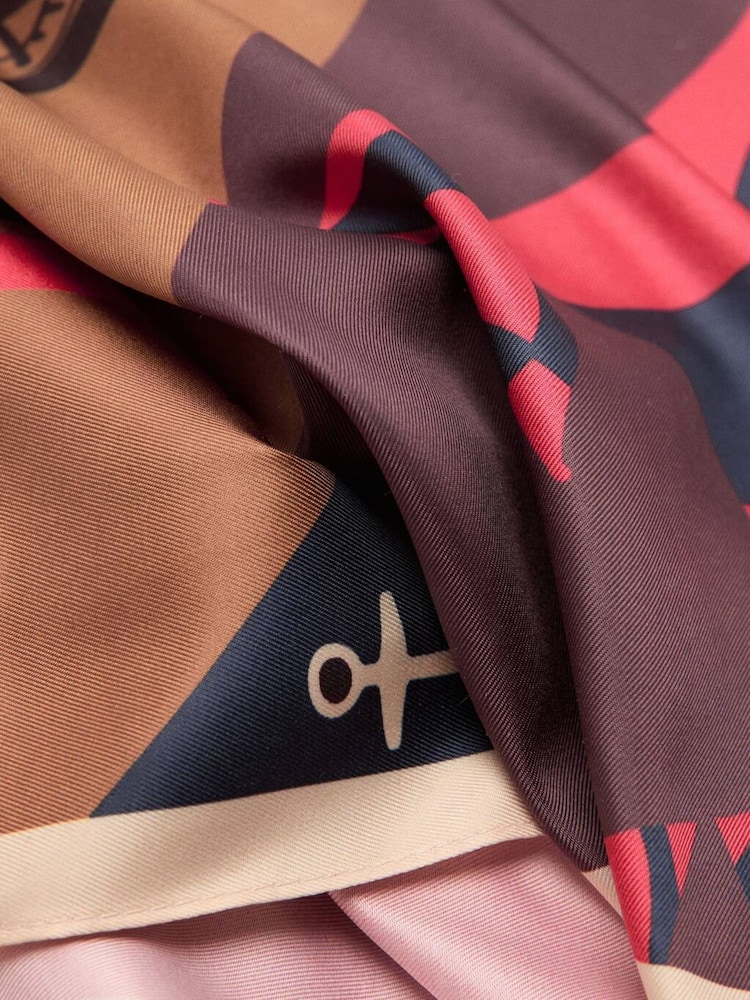 Mango Red Nautical Handkerchief Scarf - Image 3 of 3