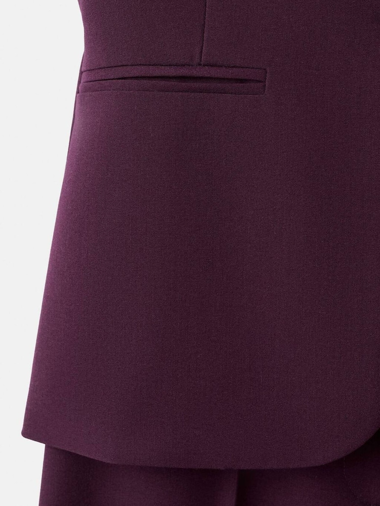 Mango Purple Tailored Jumpsuit - Image 3 of 3
