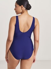 JD Williams Blue Beach To Beach Sports Scoop Neck Swimsuit - Image 2 of 4