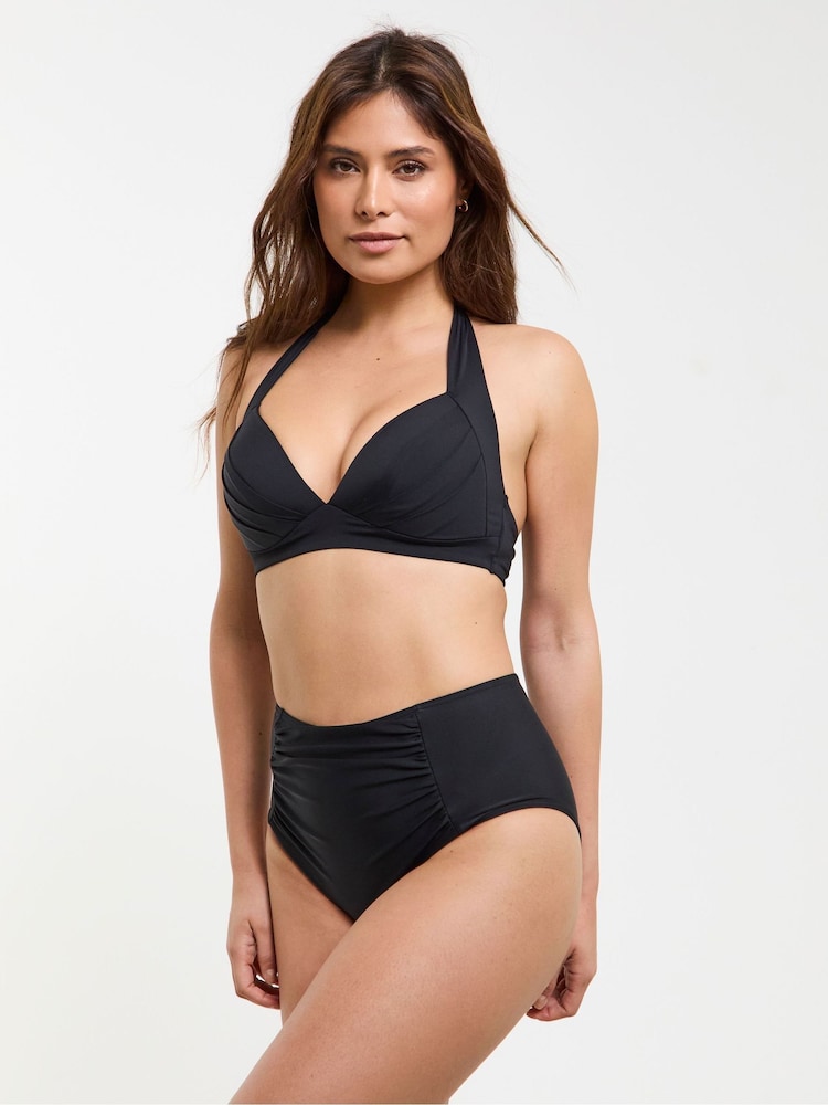 Simply Be Black Magisculpt Triangle Bikini Top - Image 1 of 4