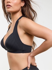 Simply Be Black Magisculpt Triangle Bikini Top - Image 3 of 4