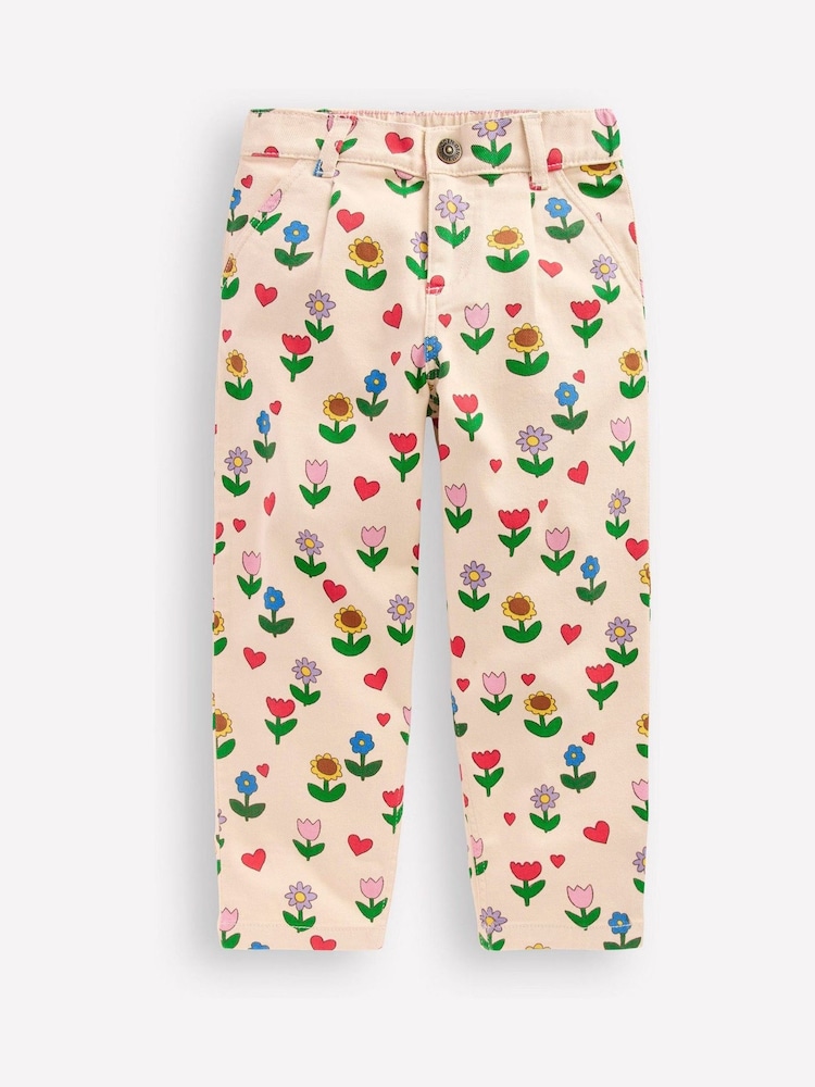 Boden Cream Sunflower Pleat Trouser - Image 1 of 3