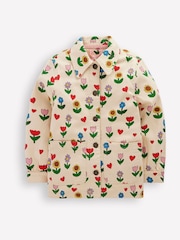 Boden Cream Sunflower Denim Jacket - Image 2 of 5