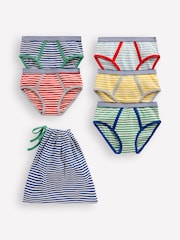 Boden Blue Boxers  5 Pack - Image 1 of 3