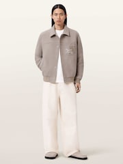 AllSaints Brown Royce Jacket - Image 2 of 6