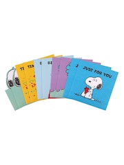 Hallmark 10 Pack White Peanuts Snoopy Cards In 5 Designs - Image 3 of 4