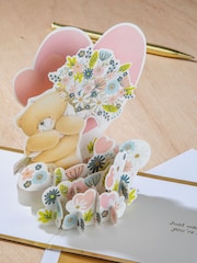 Hallmark Pink Especially For You 3D Forever Friends Flowers Card - Image 1 of 5