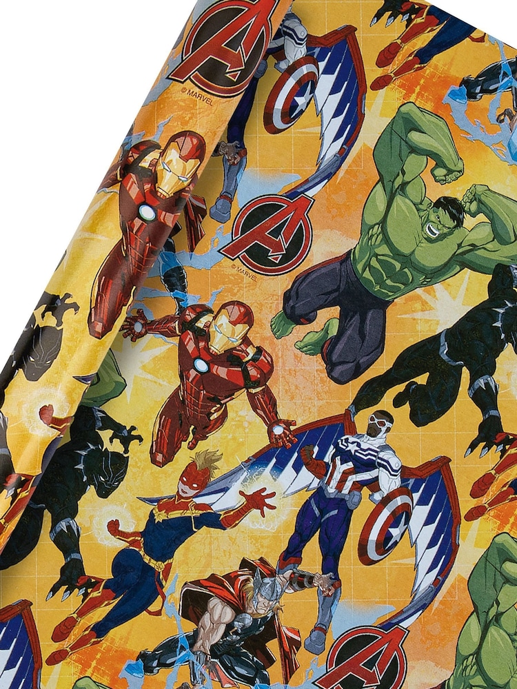 Hallmark 3 x 2m Marvel Avengers Wrapping Paper - Image 6 of 6 Hallmark 3 x 2m Marvel Avengers Wrapping Paper - Image 6 of 6