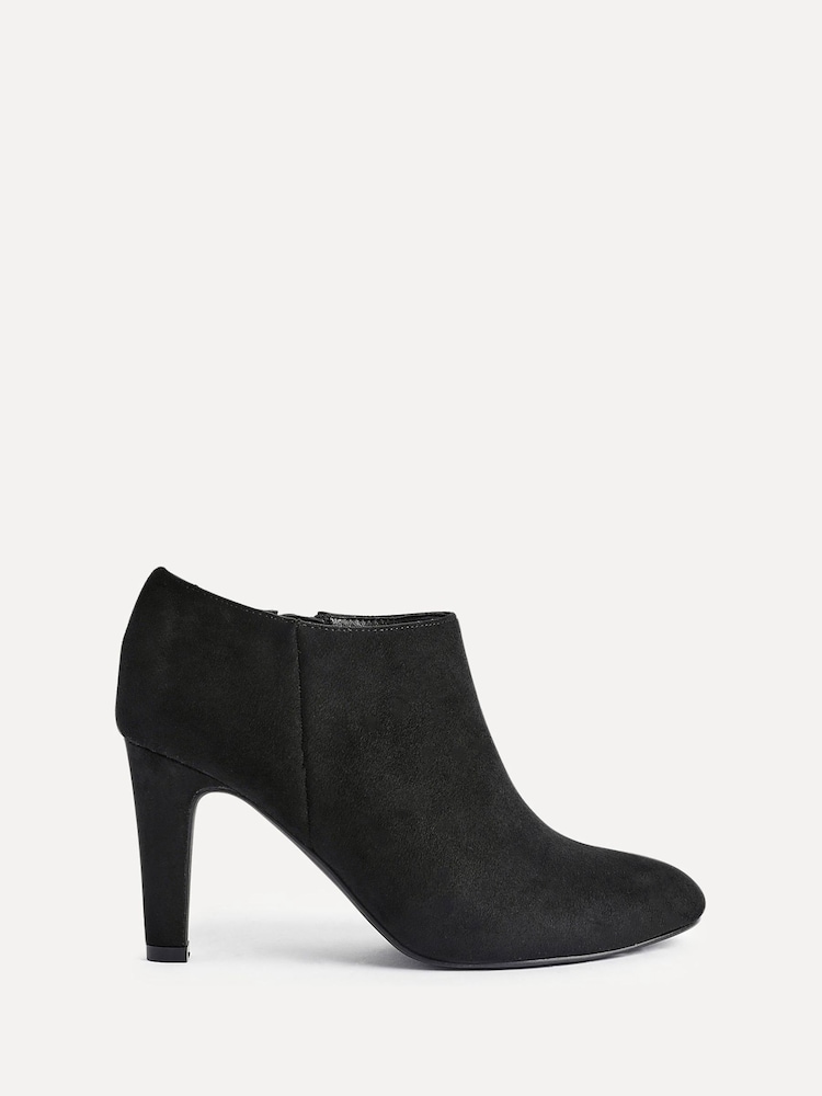Linzi Black Wise Ankle Bootie With Stiletto Heel - Image 2 of 5 Linzi Black Wise Ankle Bootie With Stiletto Heel - Image 2 of 5