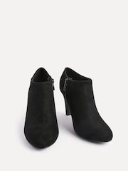 Linzi Black Wise Ankle Bootie With Stiletto Heel - Image 3 of 5