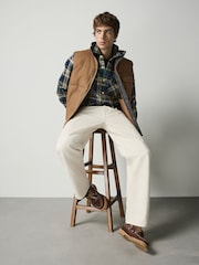 Navy Long Sleeve Check Overshirt - Image 2 of 8