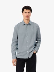 Verde de pădure - Cămașă Lacoste în carouri cu croială clasică - Imaginea 1 din 6