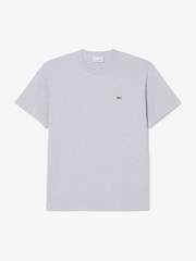 Lacoste Grey Heavyweight Relaxed Fit Jersey T-Shirt - Image 1 of 3