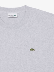Lacoste Grey Heavyweight Relaxed Fit Jersey T-Shirt - Image 2 of 3