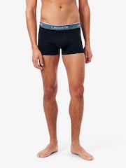 Lacoste Blue Cotton Stretch Trunks 3 Pack - Image 2 of 6