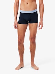 Lacoste Blue Cotton Stretch Trunks 3 Pack - Image 3 of 6