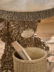 Natural Hamish Storage Resin Side Table - Image 2 of 5