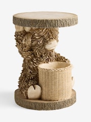 Natural Hamish Storage Resin Side Table - Image 5 of 5
