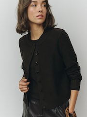 חום שוקולד - 2 Pack Supersoft Cardigans and Short Sleeve Jumpers - תמונה 1 מתוך 10