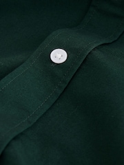 Green Regular Fit Oxford Long Sleeve Shirt - Image 10 of 11
