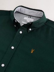 Green Regular Fit Oxford Long Sleeve Shirt - Image 11 of 11