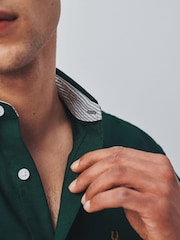 Green Regular Fit Oxford Long Sleeve Shirt - Image 6 of 11